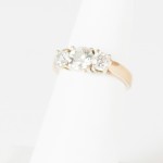 multi diamond gold ring