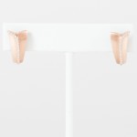 rose gold star trek earring