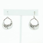 alexis bittar silver small dangles diamonds, silver earring