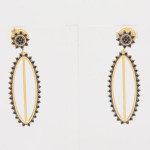 gold & black bangle frieda freida rothman