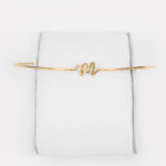 thin gold bangle bracelet