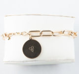 gold coin bracelet