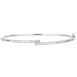 silver diamond bracelet