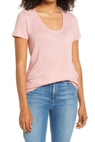caslon pink tshirt