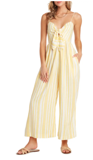 willow cindy stripe jumpsuit