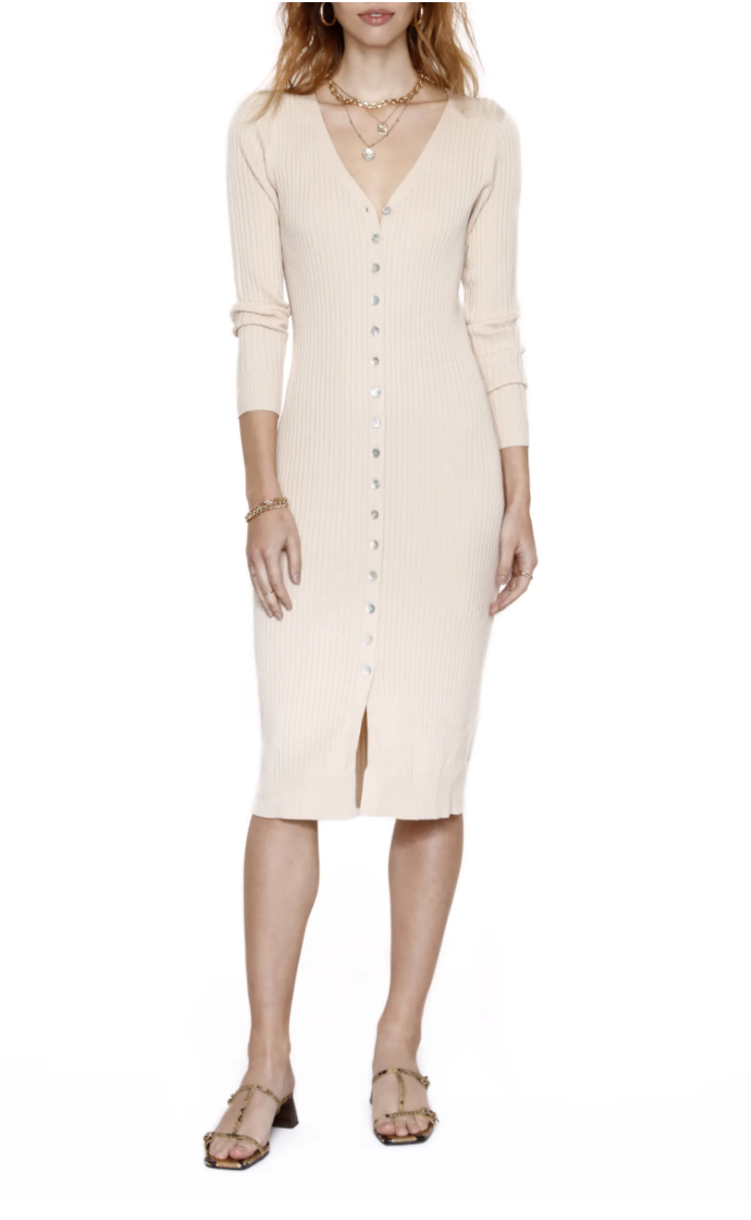 heartloom pink sweater dress