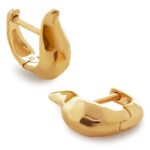 monica vinader gold hoop earring