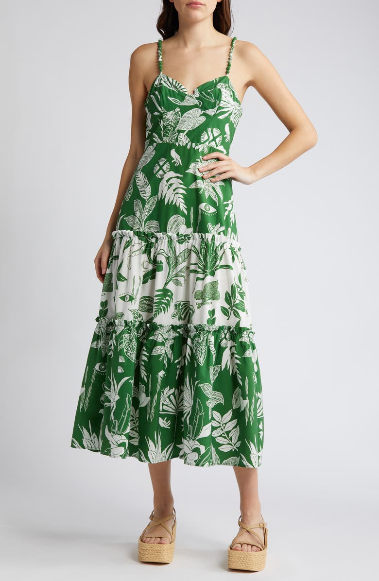 farm rio green dress