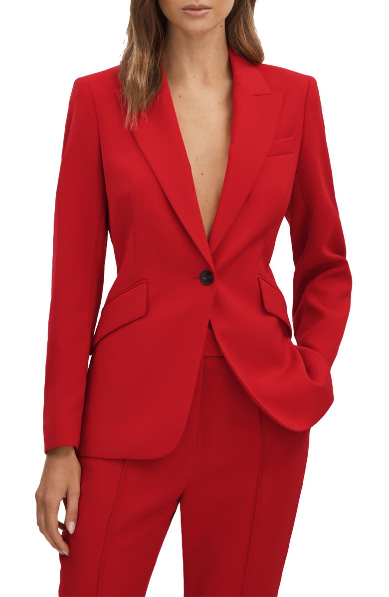 reiss red suit